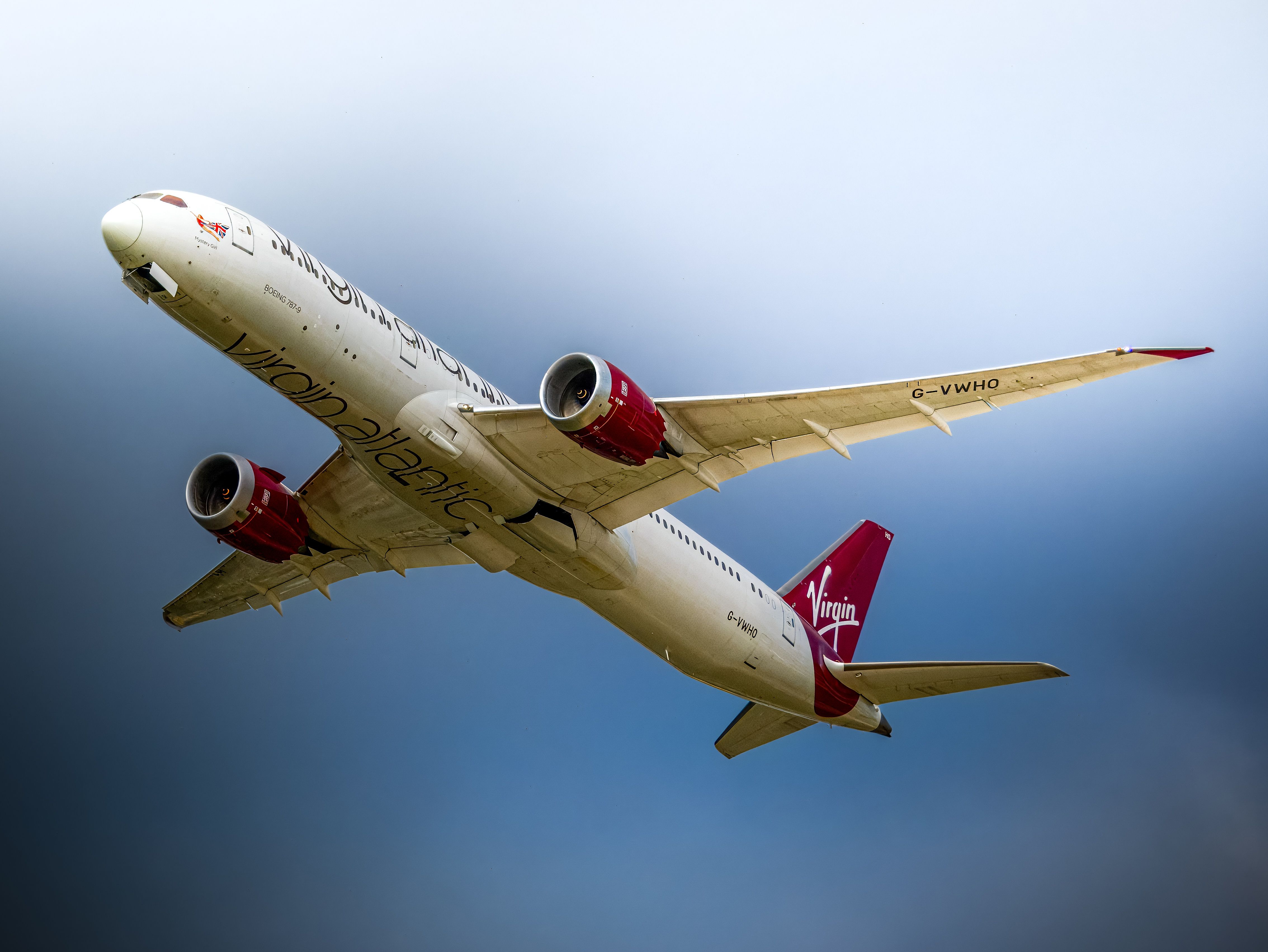 Virgin Atlantic — cabin imagery